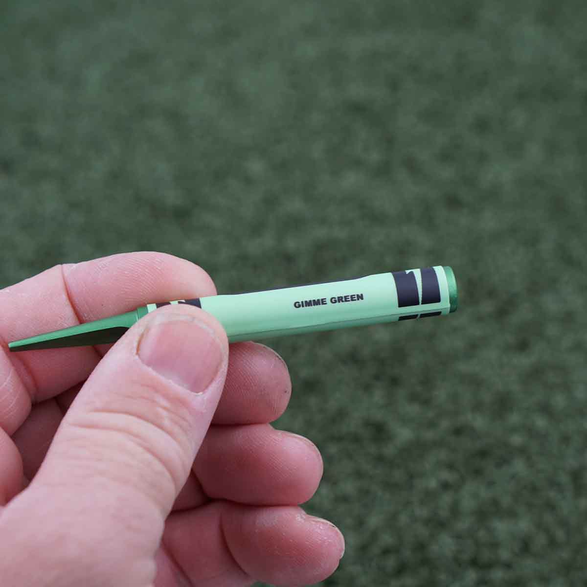 Gimme Green Crayon Golf Divot Tool