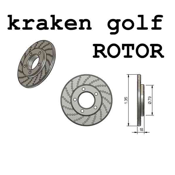 Kraken Golf Rotor Golf Ball Marker